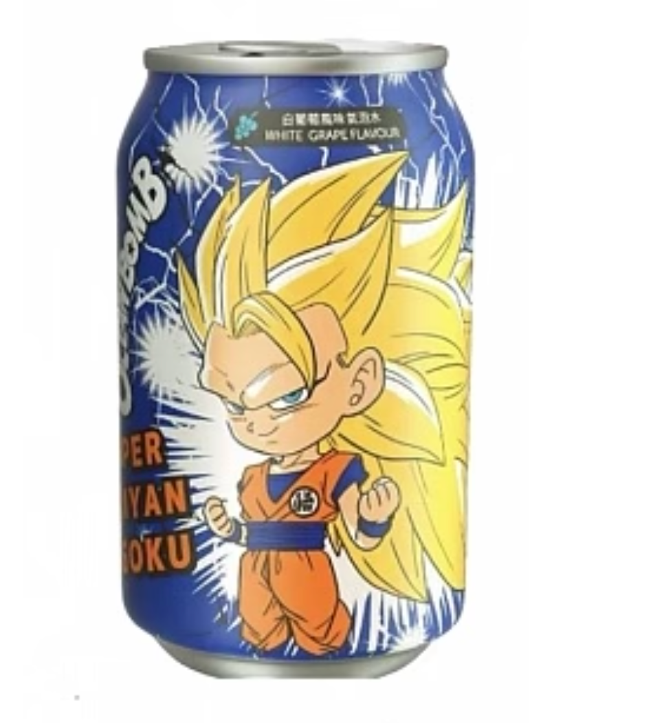 Ocean Bomb Dragon Ball Goku Super White Grape 330ml