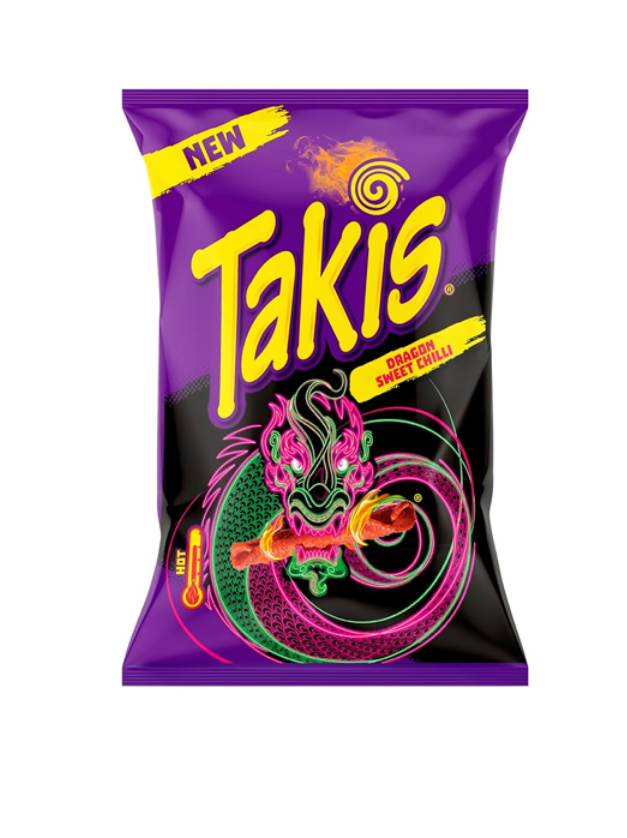 Takis Dragon Sweet Chili - Tortillas arrotolate piccanti