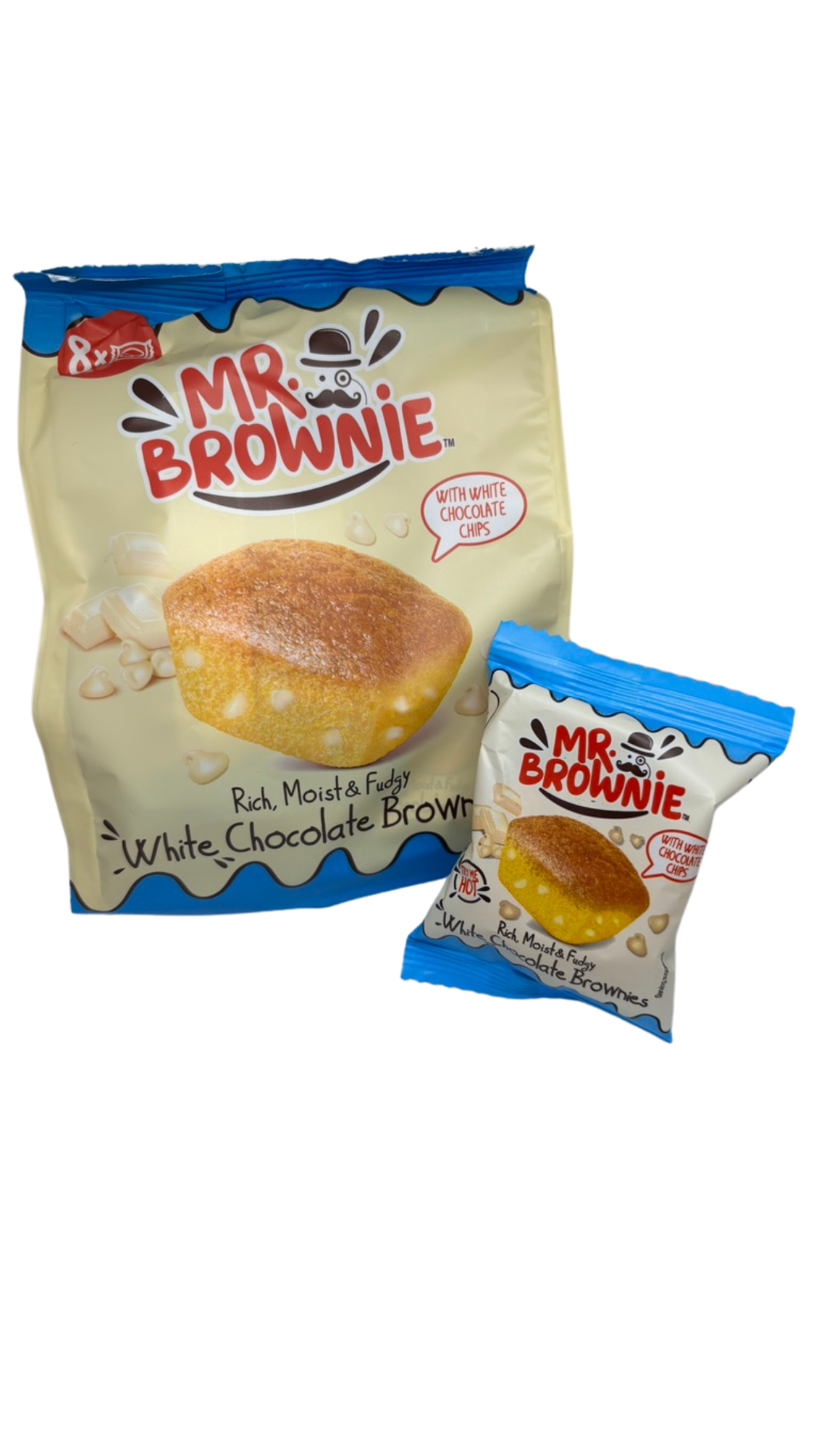 🥮MR Brownie 8 brownie al cioccolato bianco