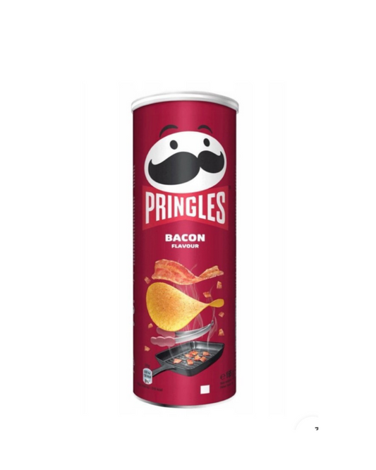 🥓Pringles smokey bacon, patatine al gusto bacon affumicato da 165g