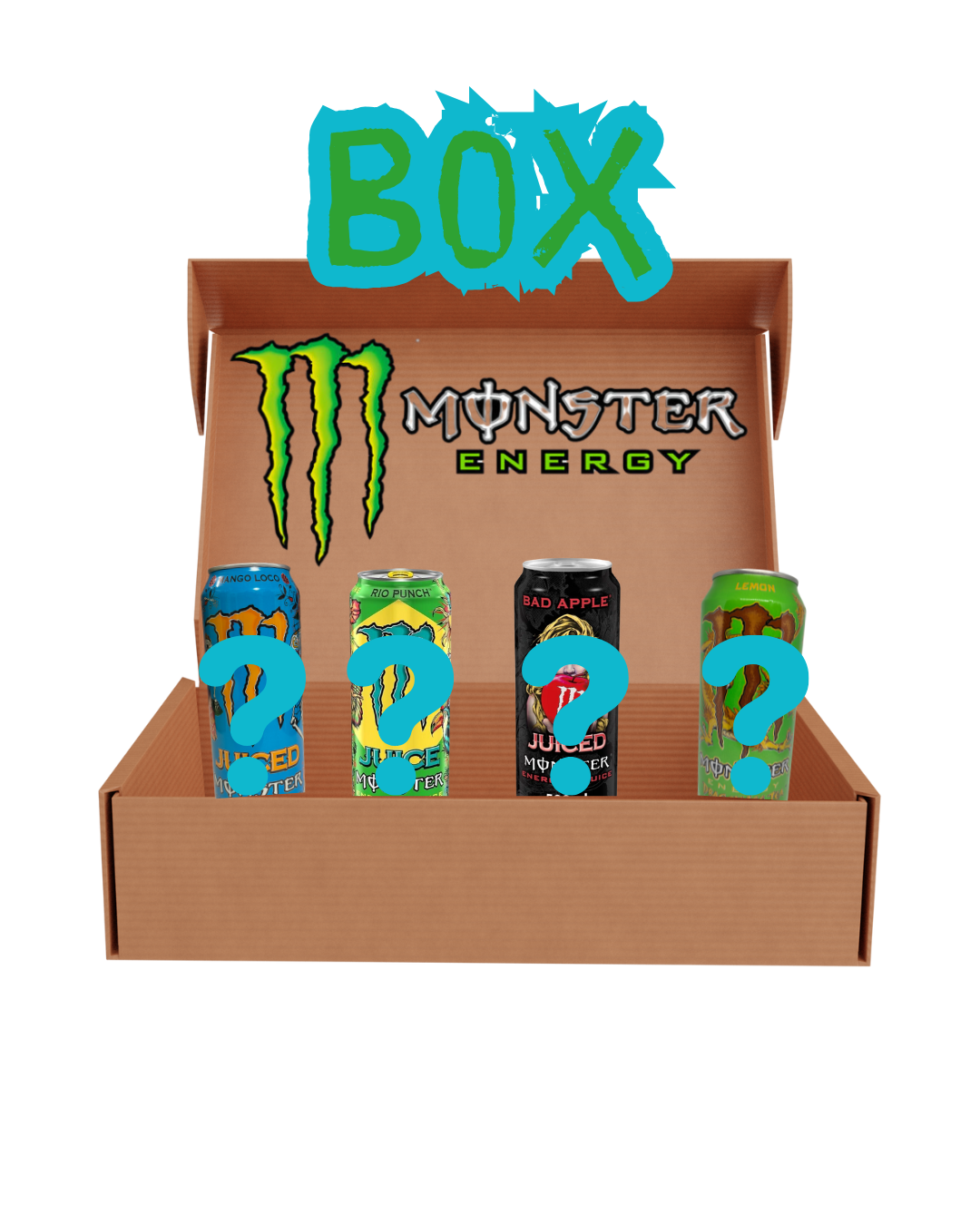 📦🥤Monster mystery box 4 monster + 1 snack salato📦🥤