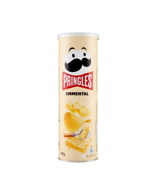 🧀Pringles Emmental, patatine al gusto del famoso formaggio svizzero da 175g
